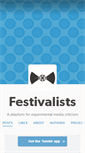 Mobile Screenshot of festivalists.com