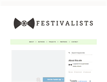 Tablet Screenshot of festivalists.com